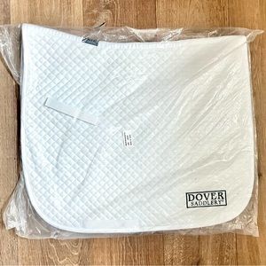 NWT Dover Saddlery Diamond Quilted Dressage Saddle Pad w Logo